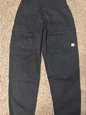 Black Drawstring Cargo Joggers - Unbranded